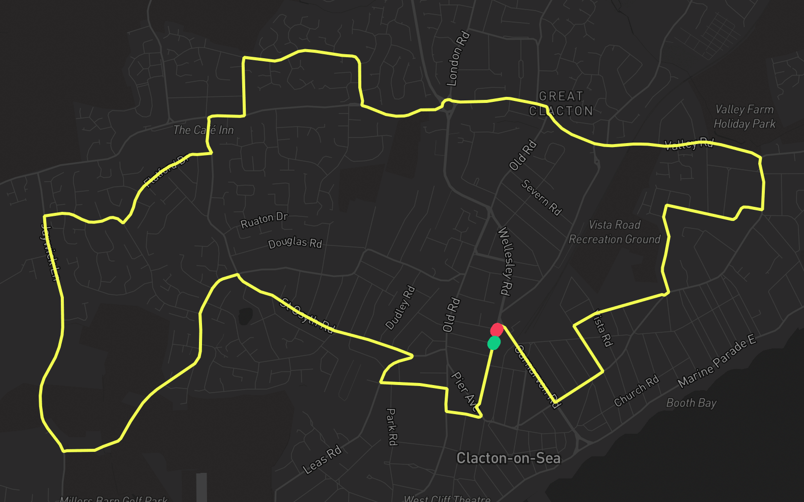 Route 5 route map