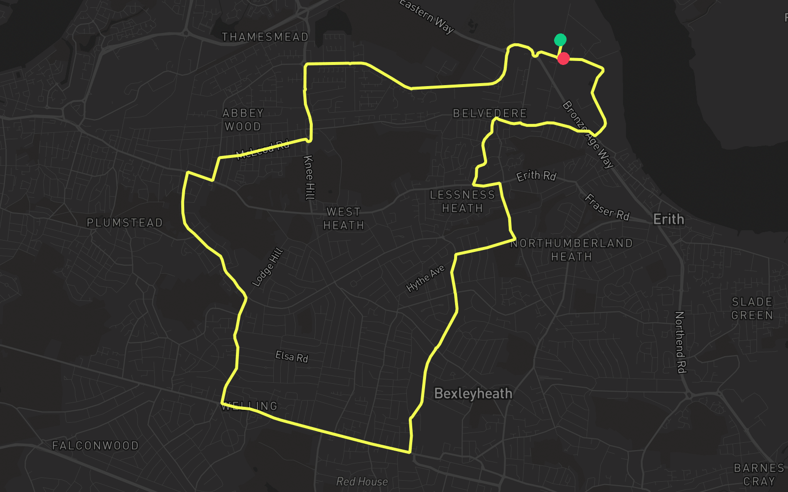 Route 2 route map