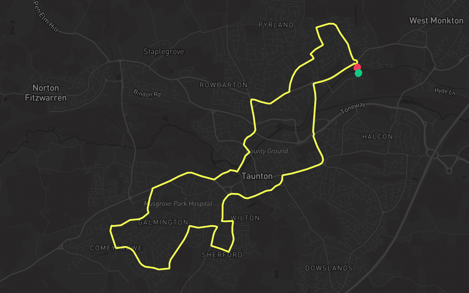 Route 5 route map