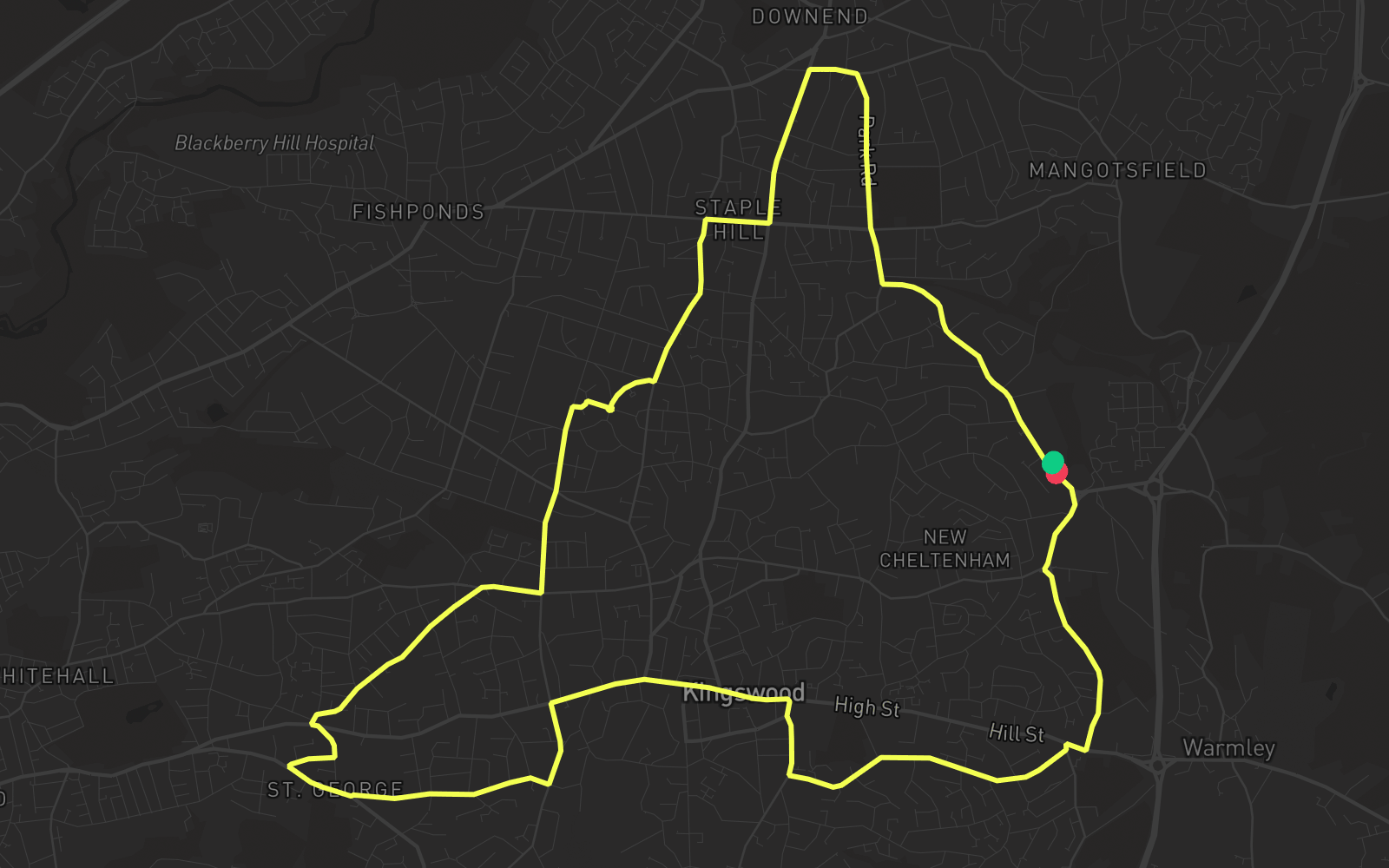 Route 3 route map