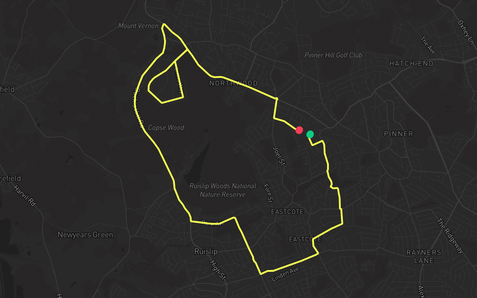 Route 2 route map