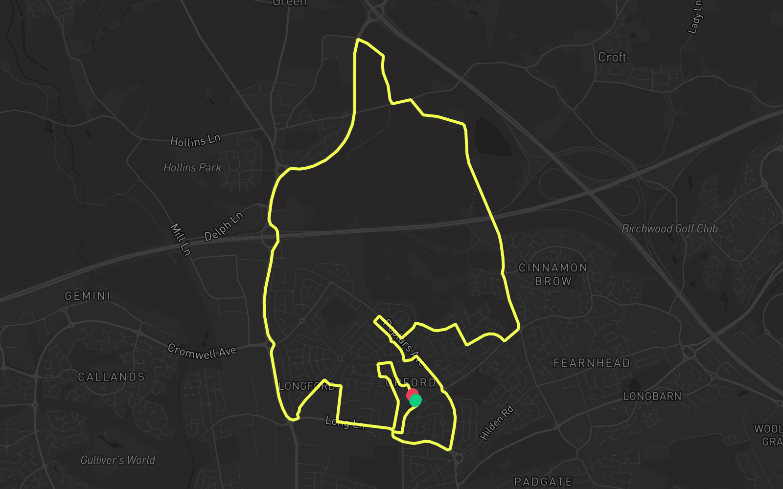 Route 2 route map