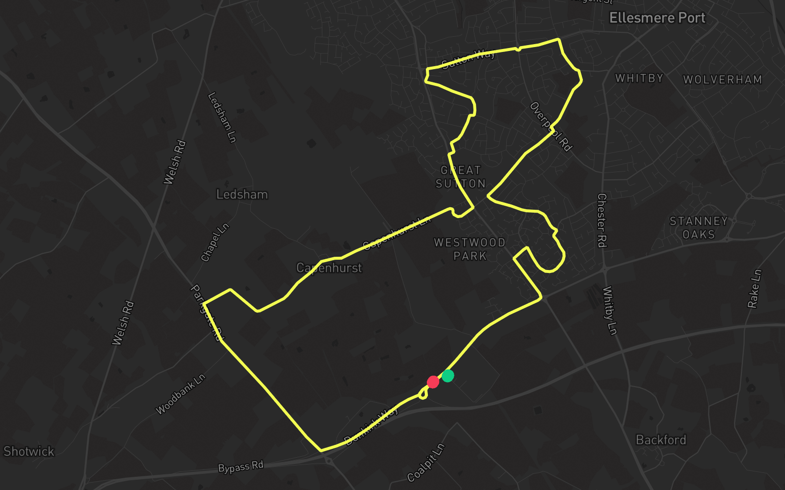 Route 4 route map