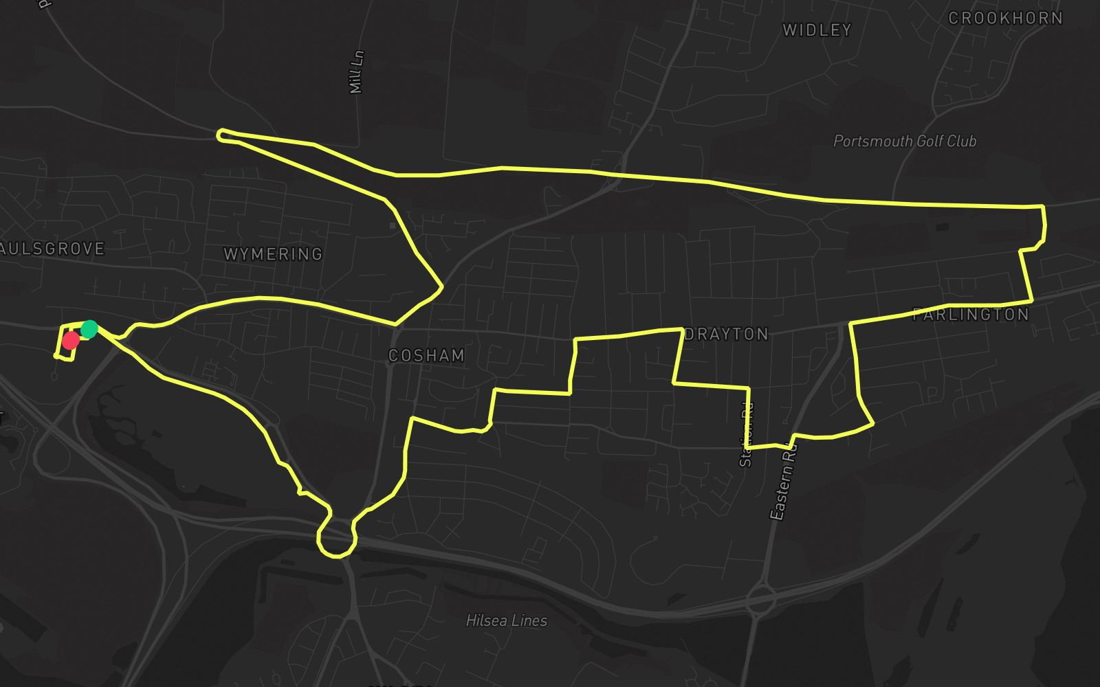 Route 4 route map