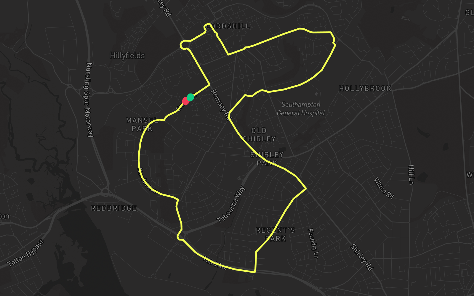 Route 1 route map