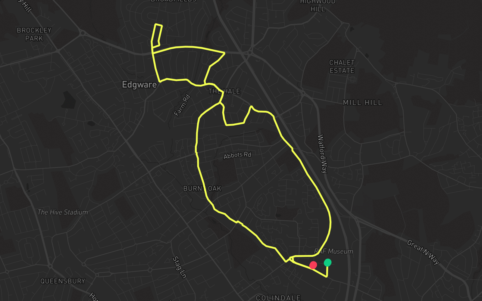 Route 5 route map