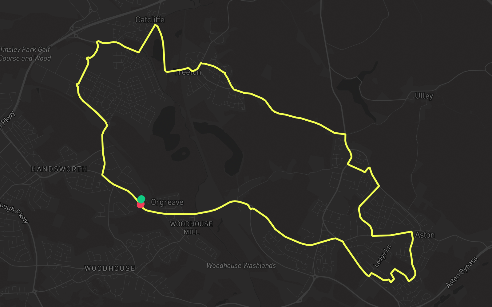 Route 1 route map