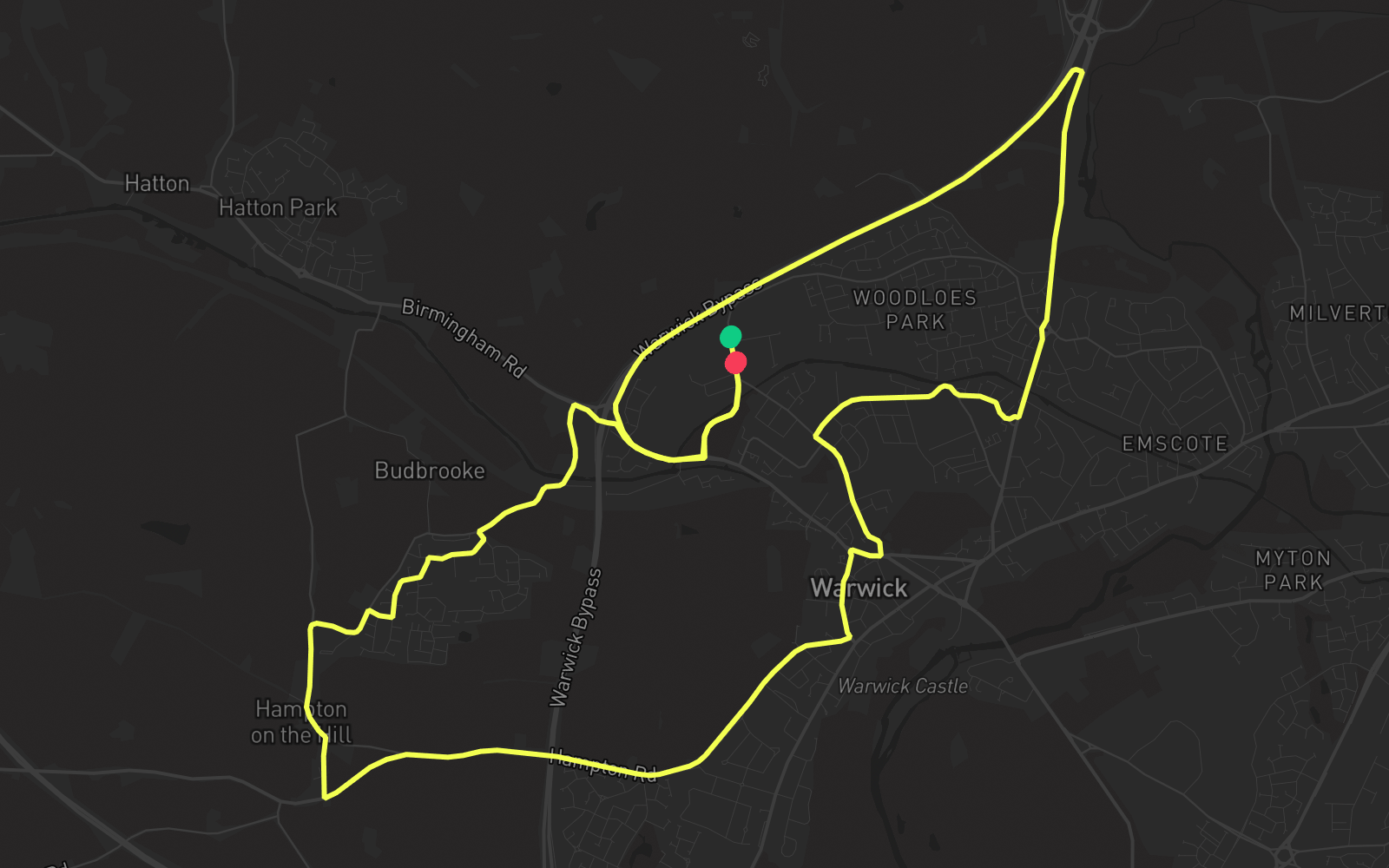 Route 1 route map