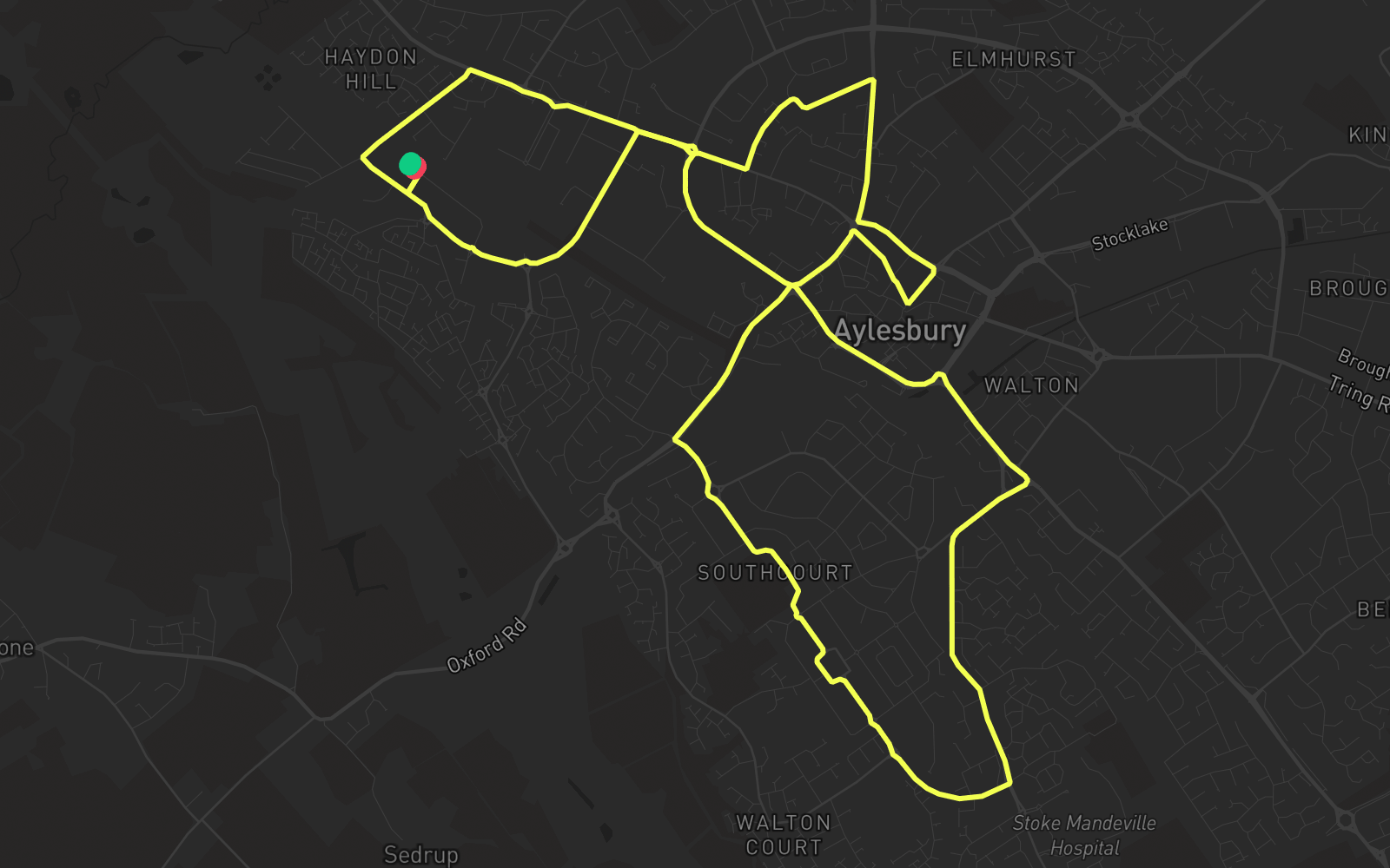 Route 5 route map