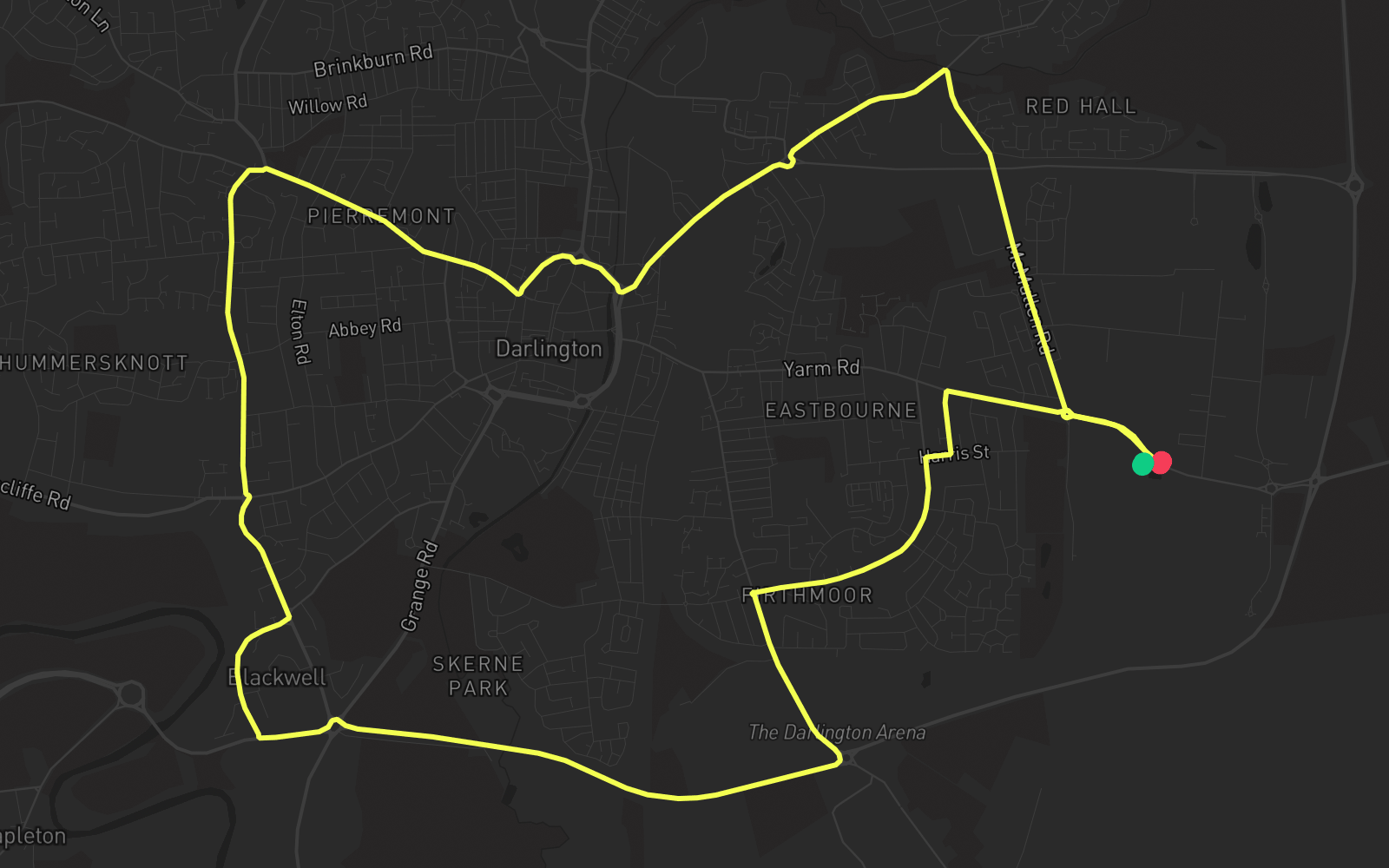 Route 5 route map