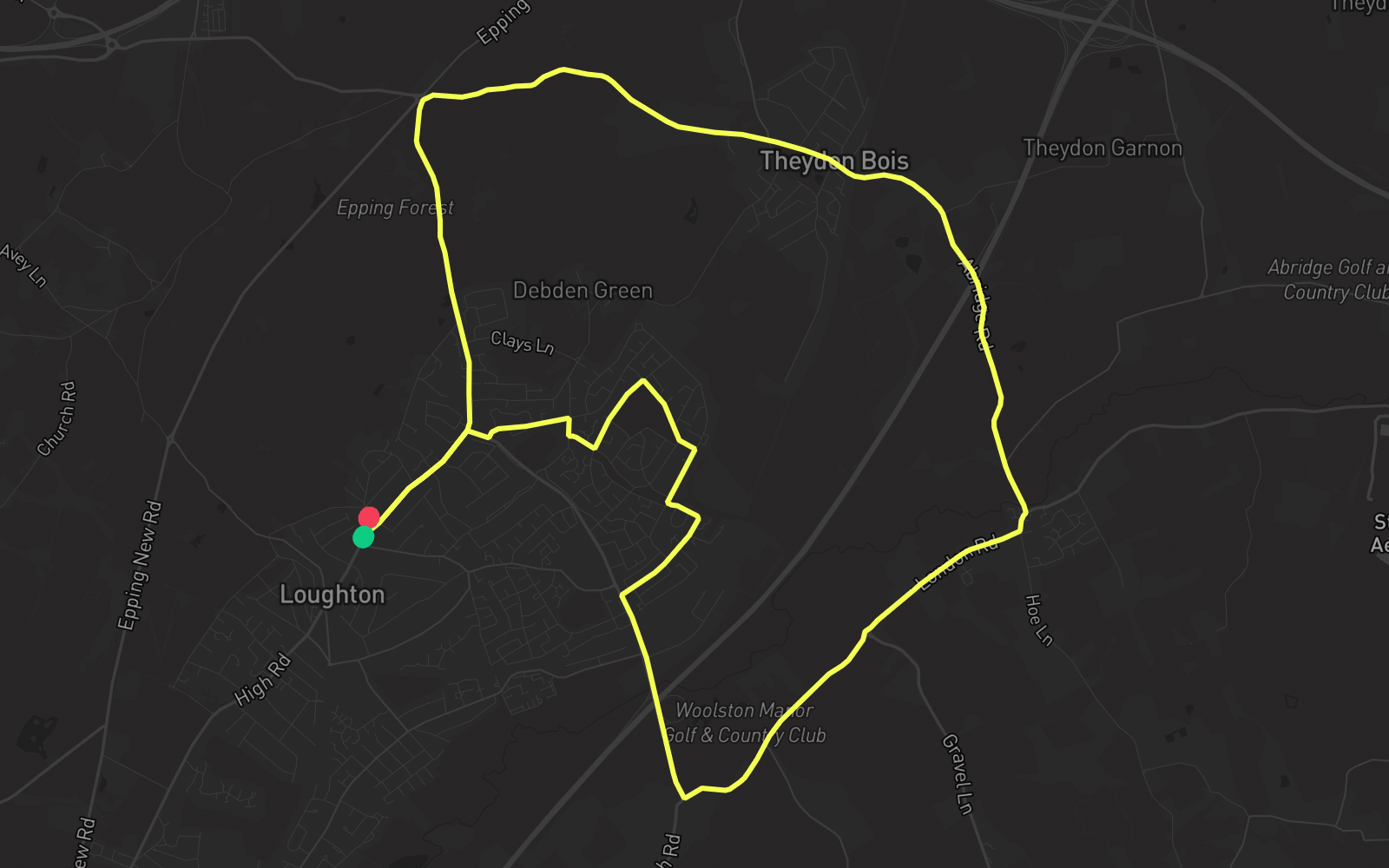 Route 1 route map