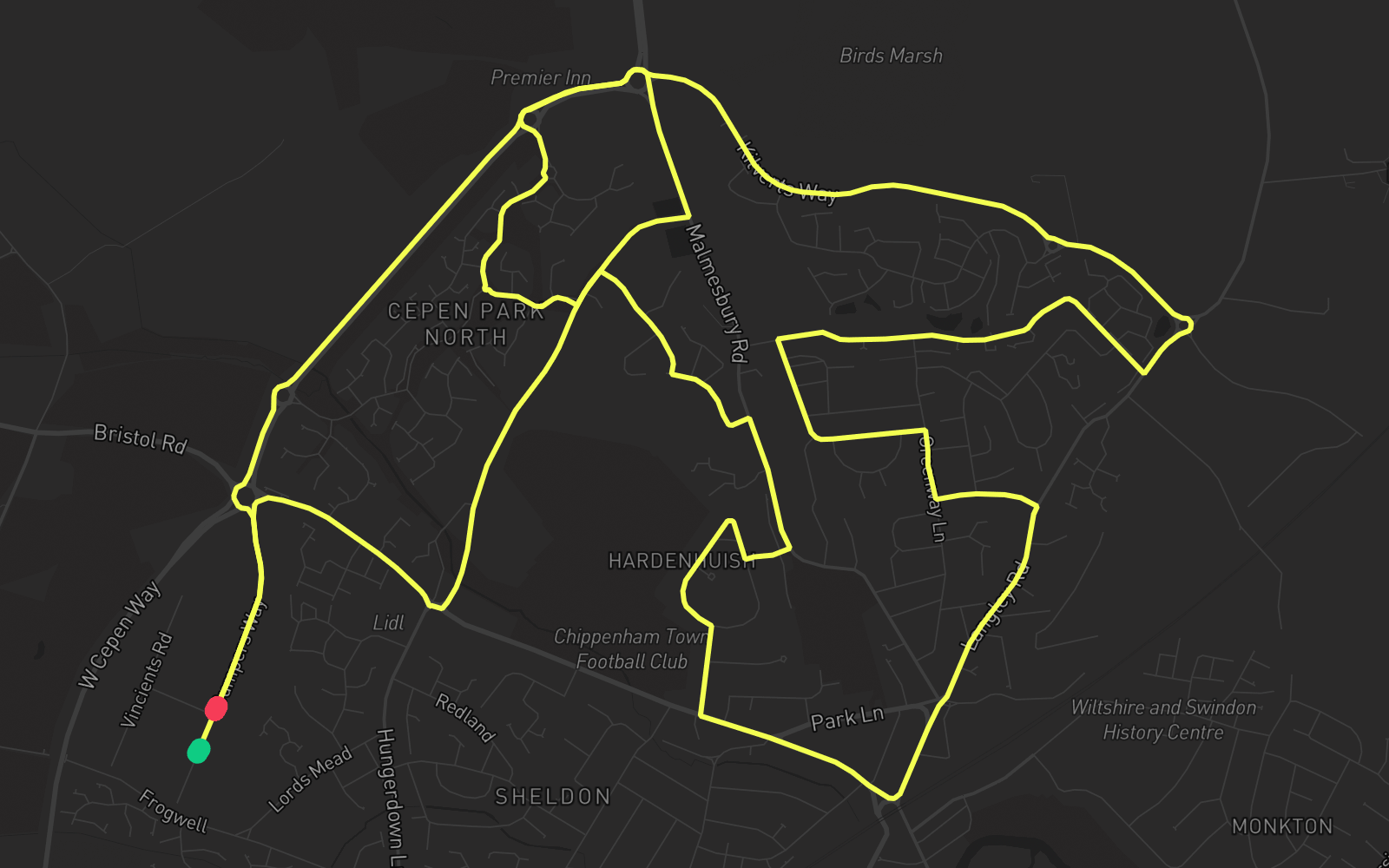 Route 3 route map