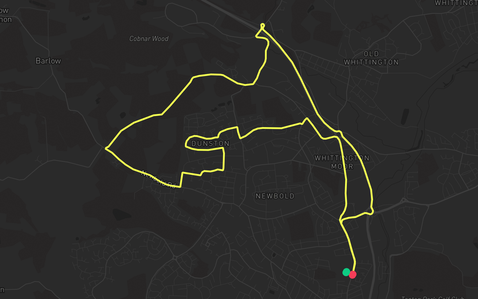 Route 1 route map