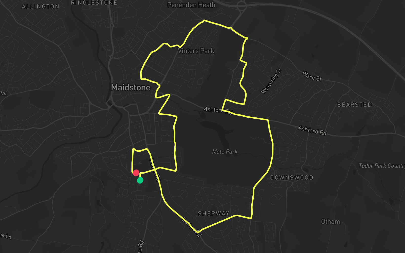 Route 4 route map