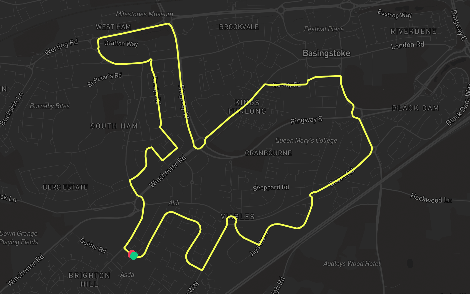 Route 2 route map