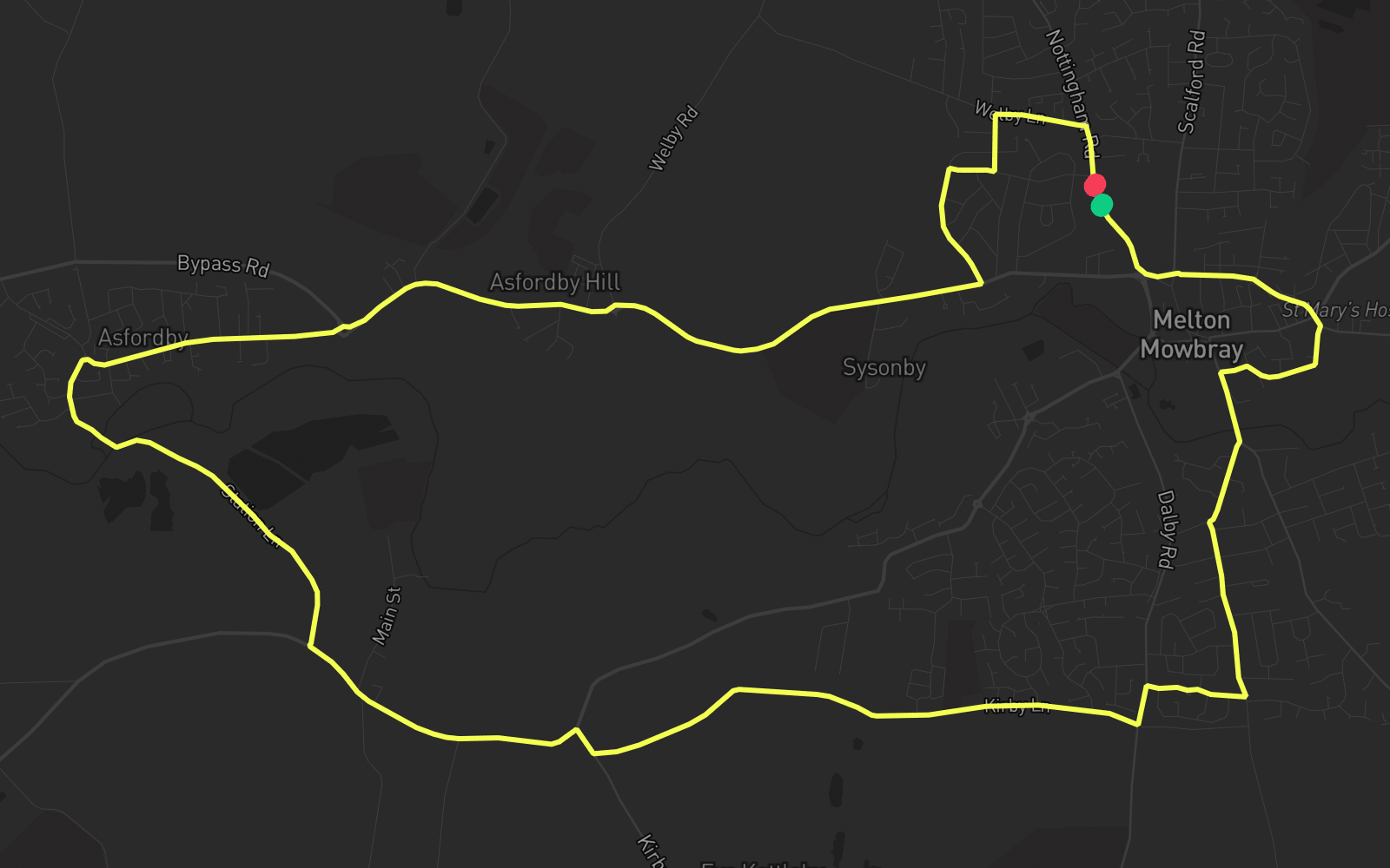 Route 5 route map