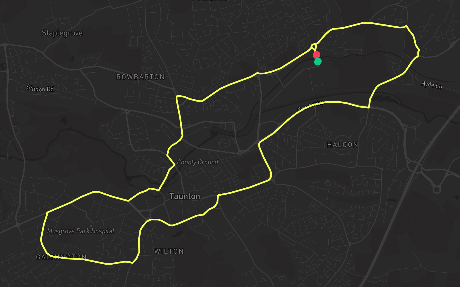 Route 1 route map
