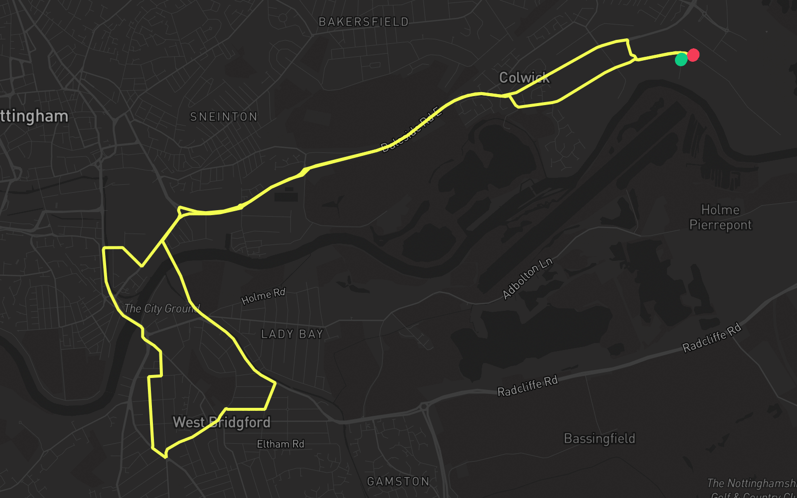 Route 5 route map