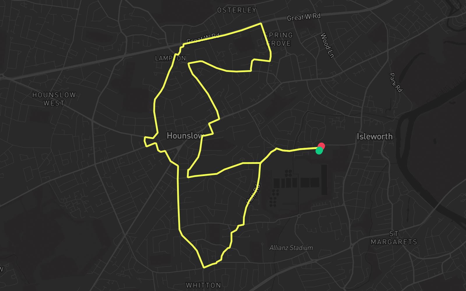 Route 4 route map