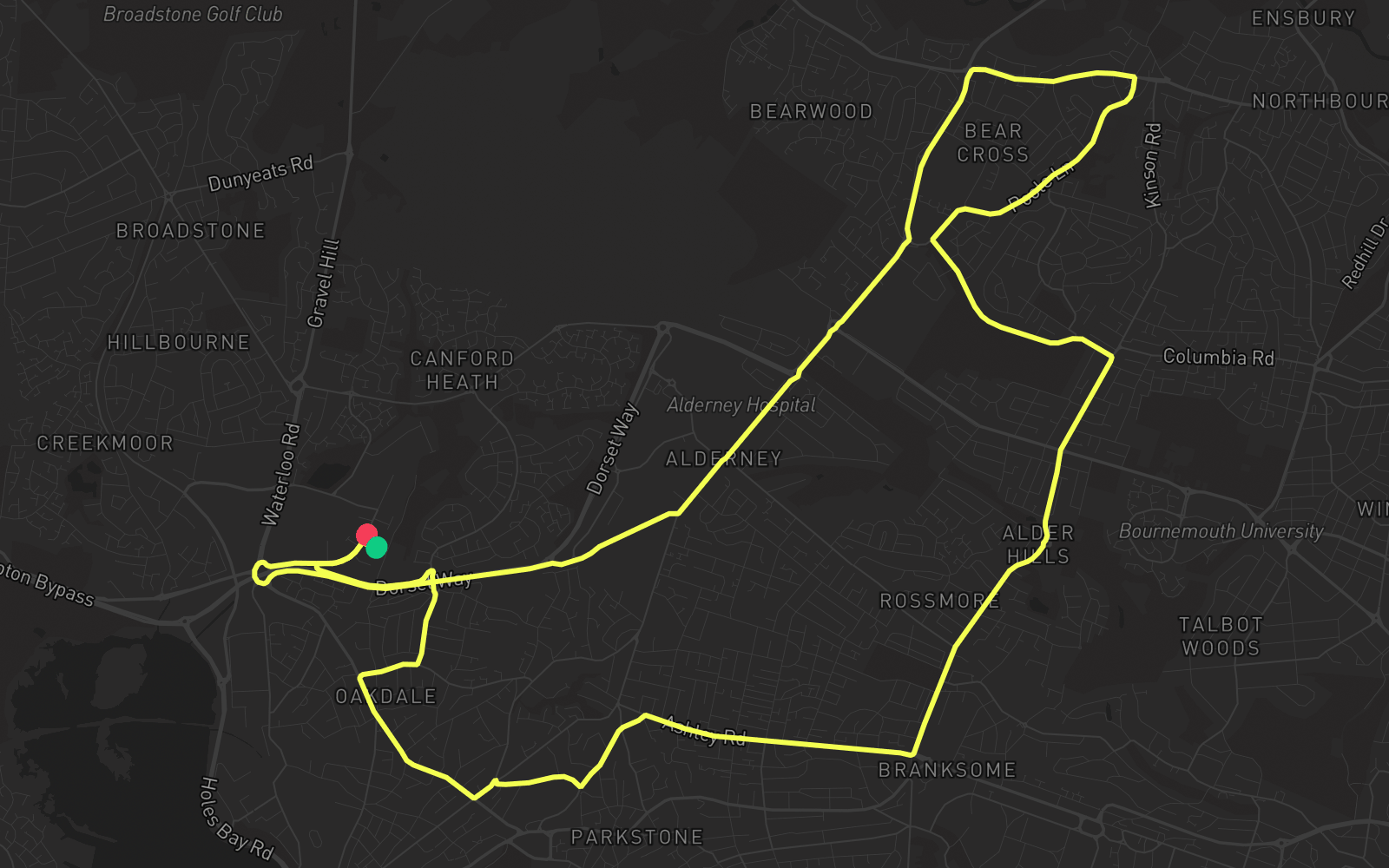 Route 5 route map
