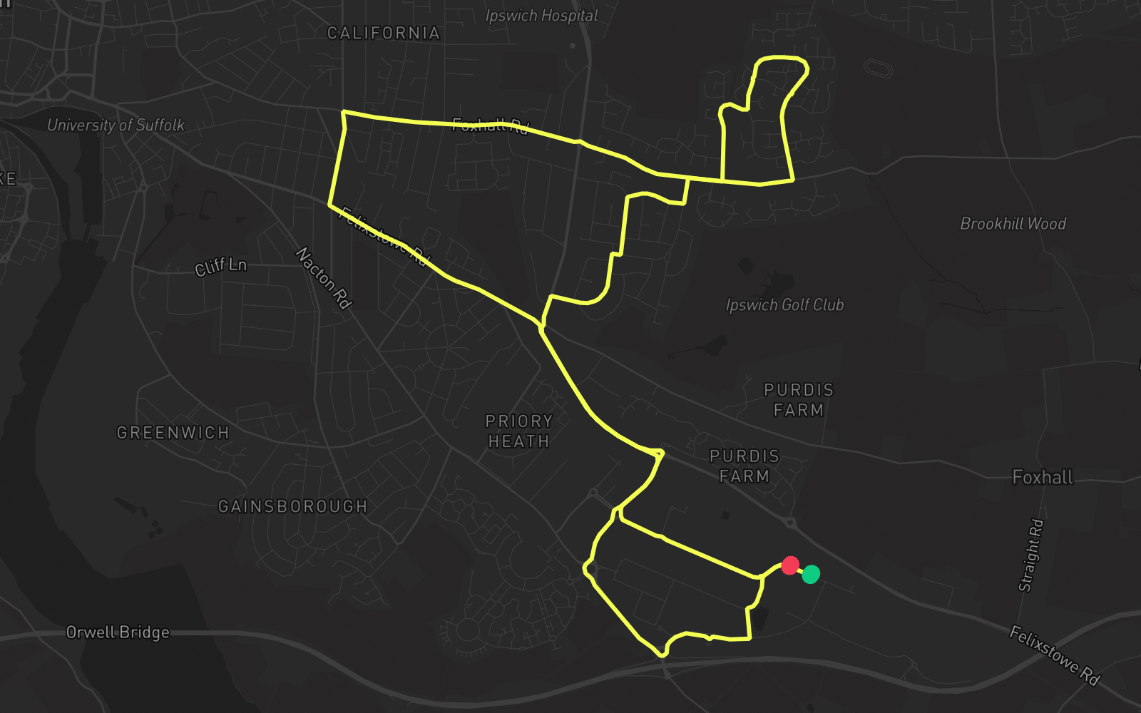 Route 3 route map