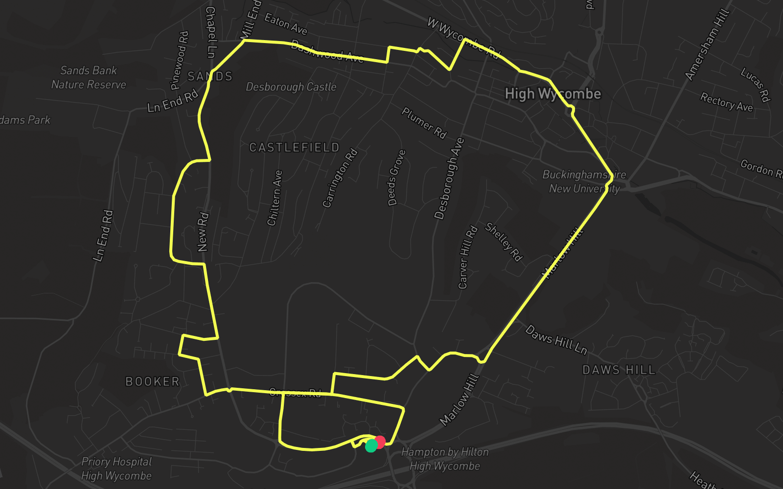 Route 2 route map