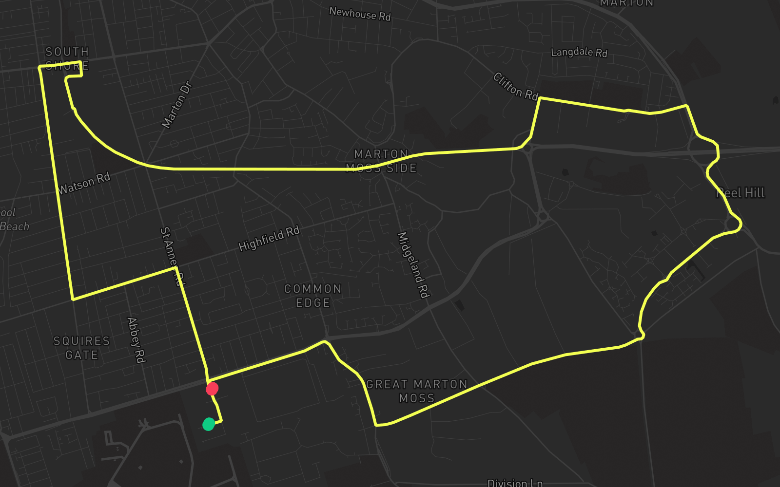 Route 1 route map