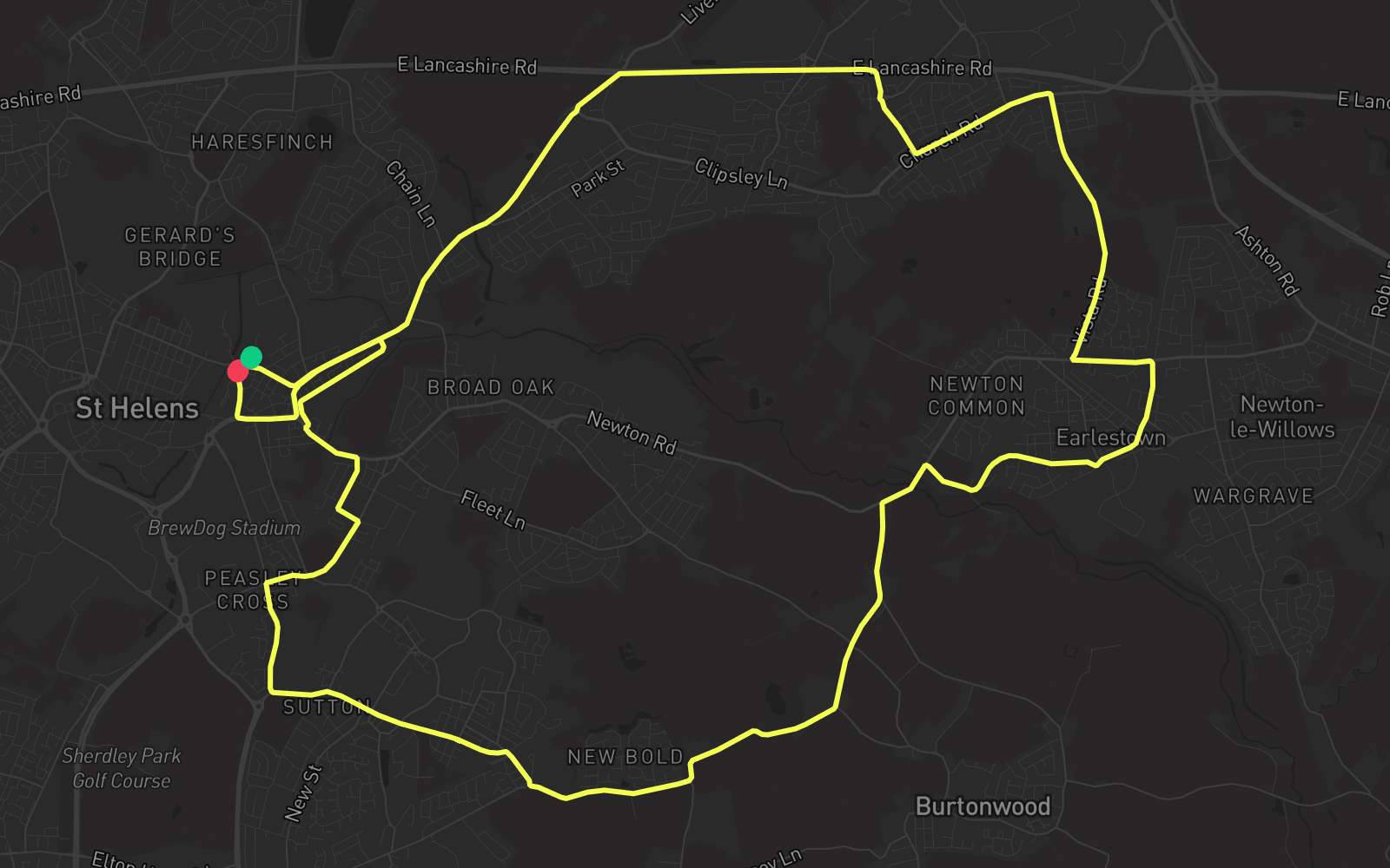 Route 5 route map