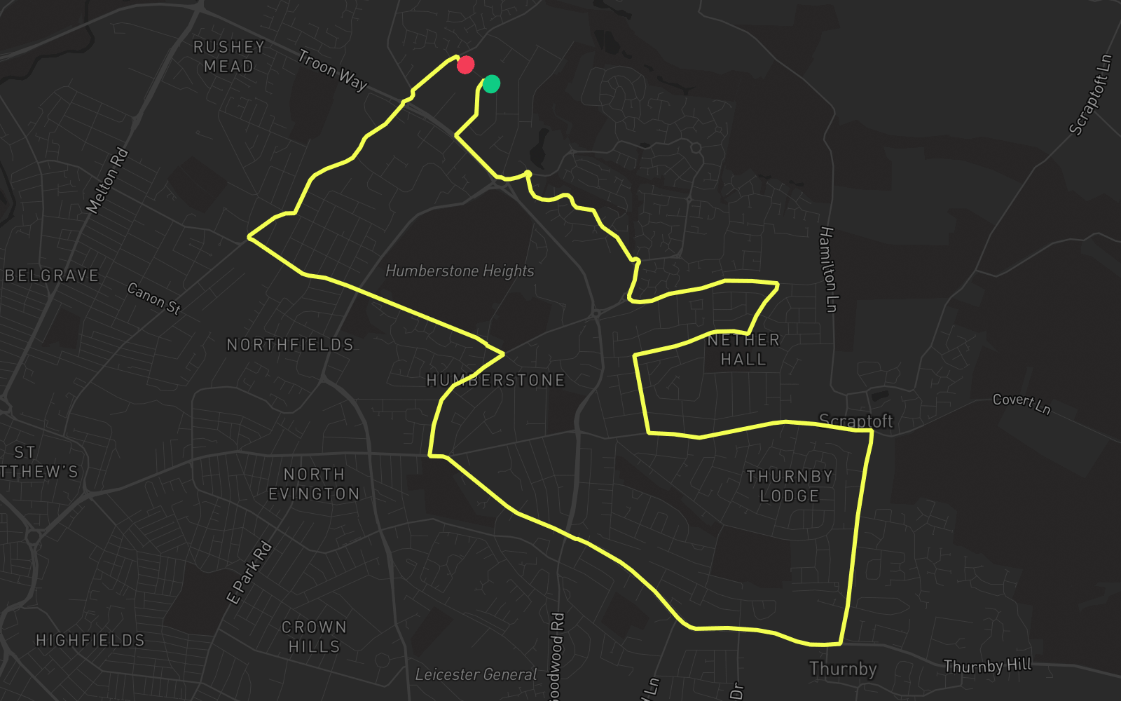 Route 5 route map