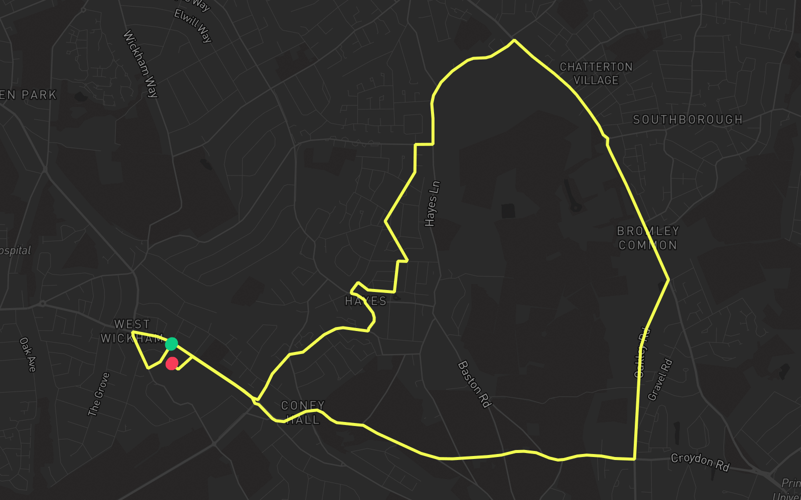 Route 1 route map