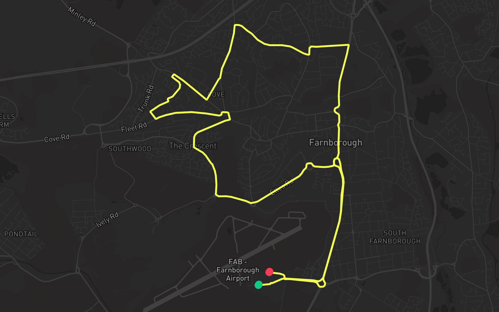 Route 5 route map