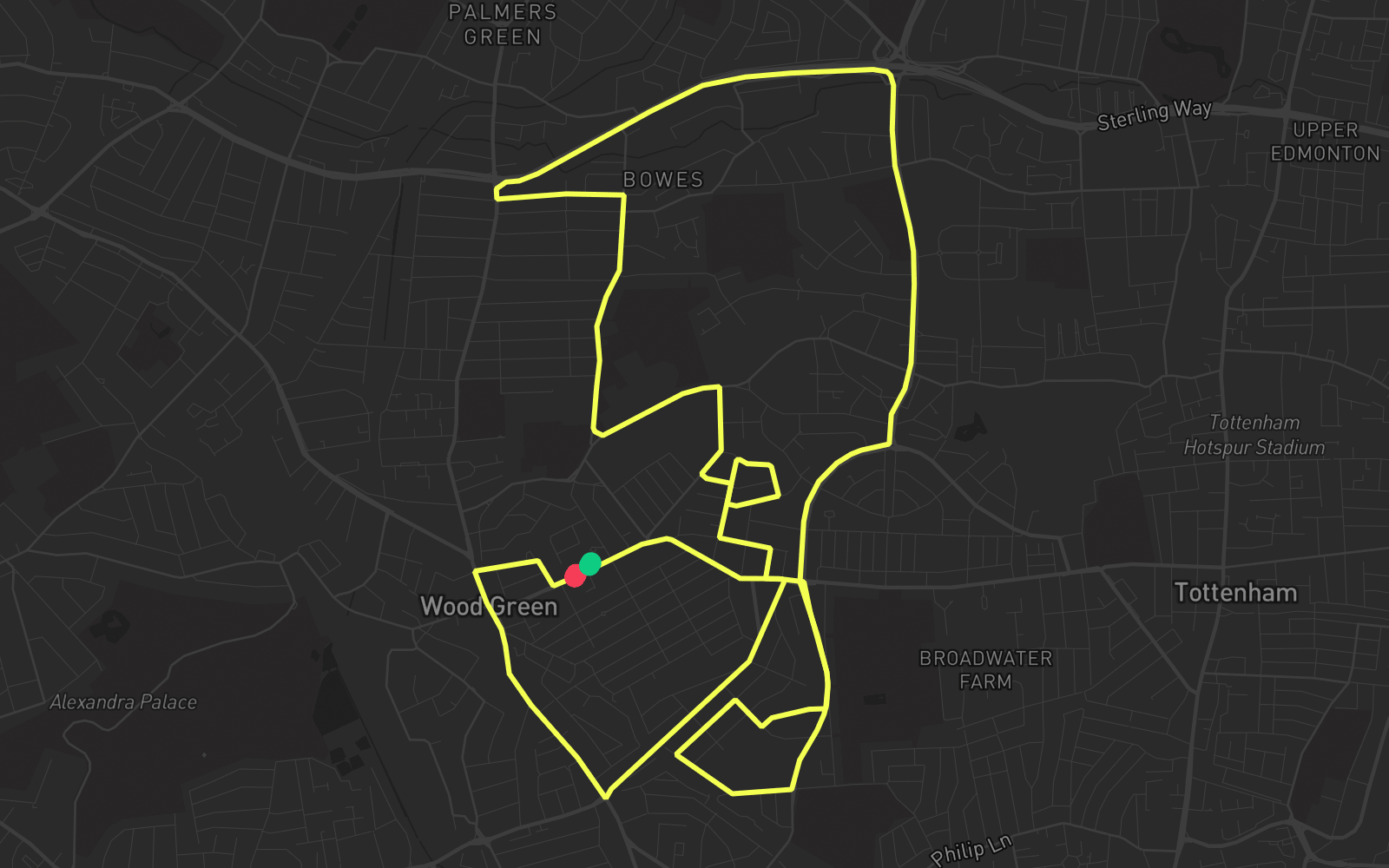 Route 4 route map