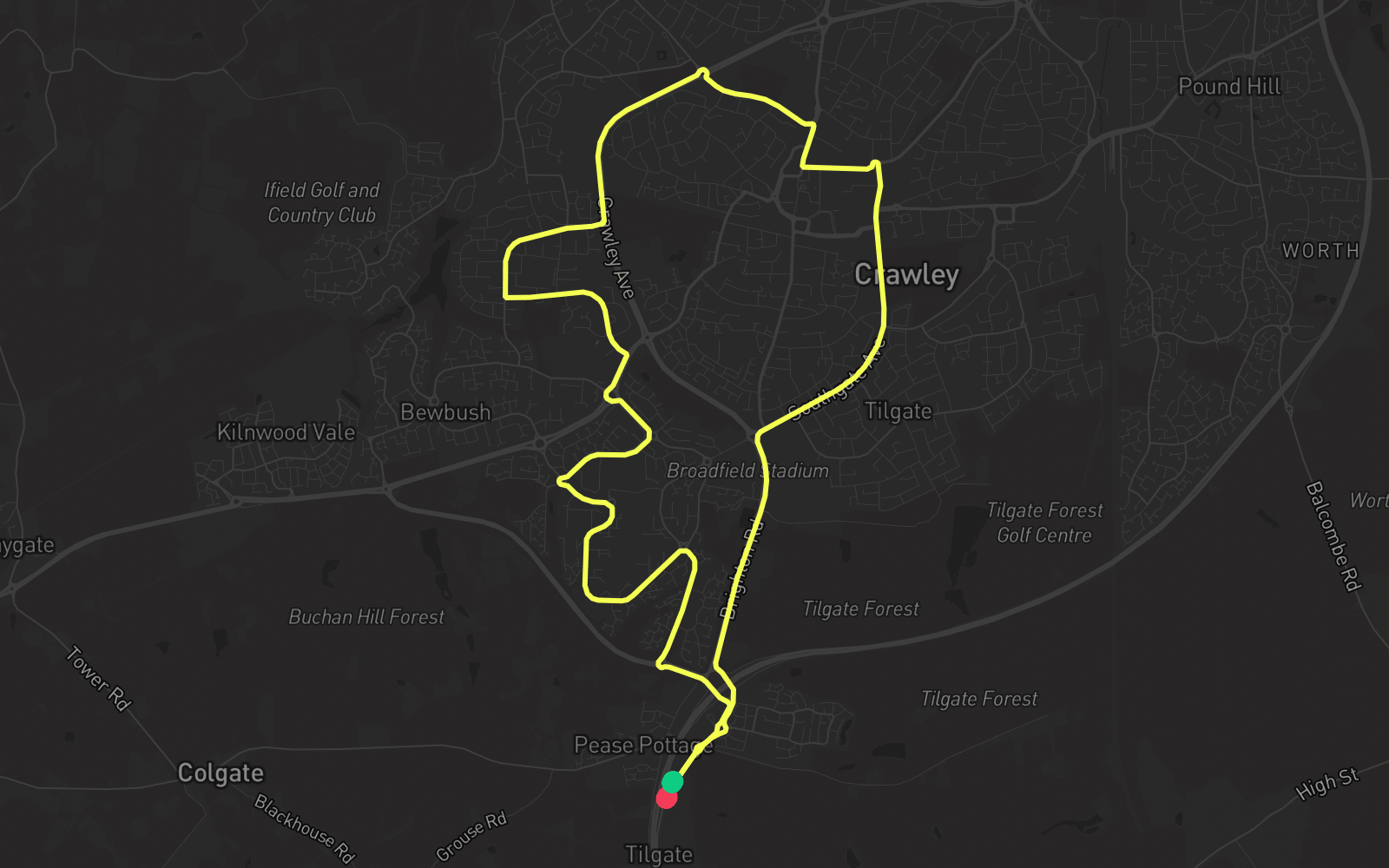Route 2 route map