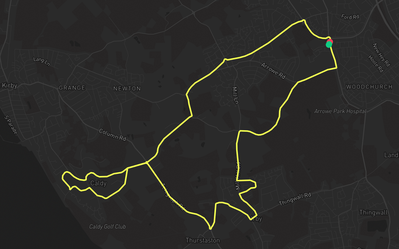 Route 1 route map