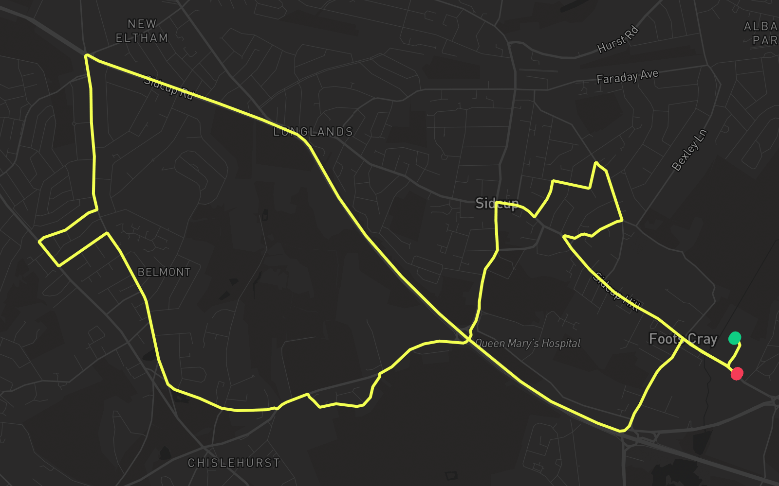 Route 1 route map