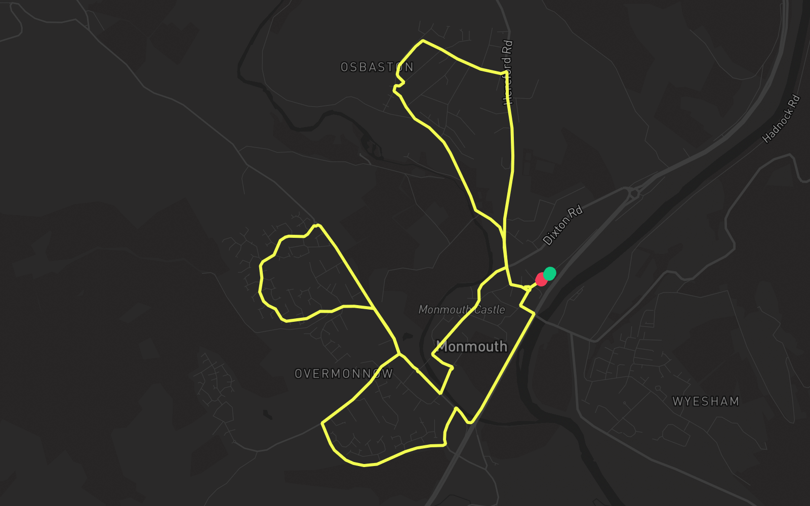 Route 1 route map