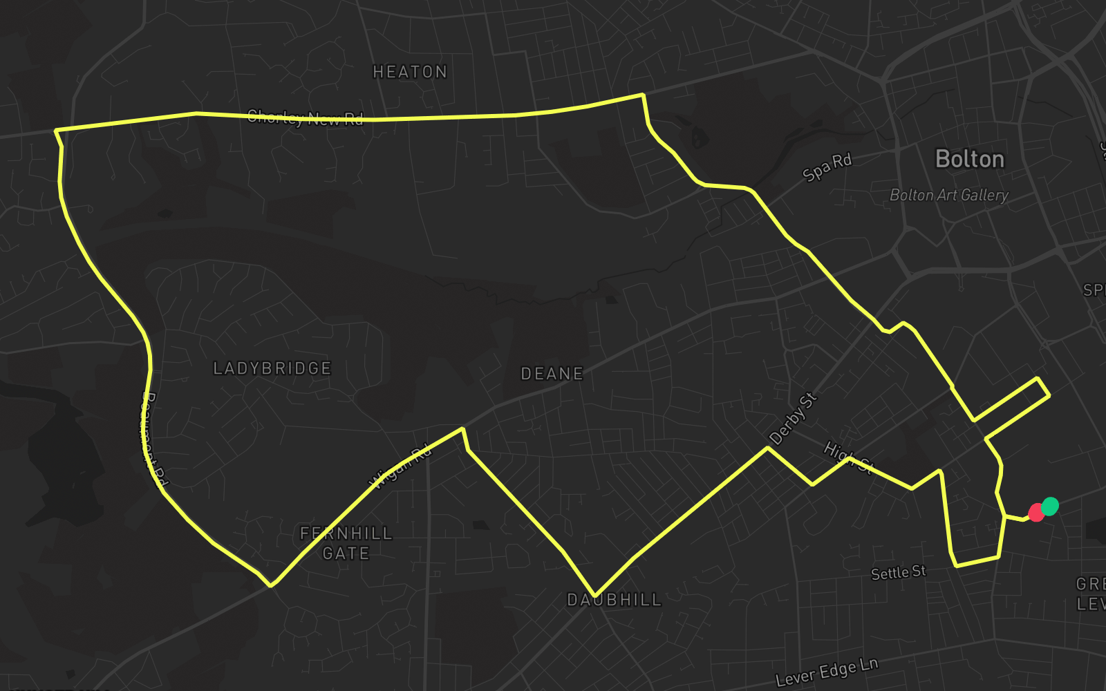 Route 1 route map