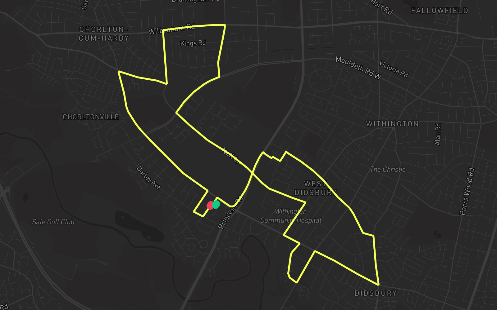 Route 4 route map