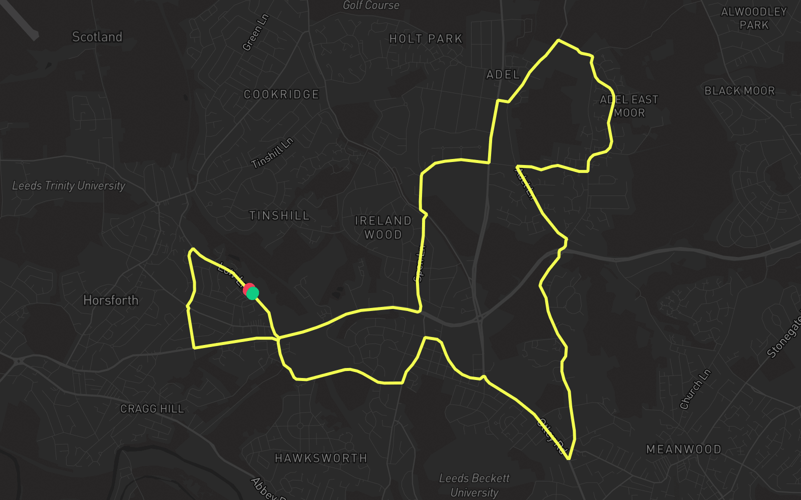 Route 5 route map
