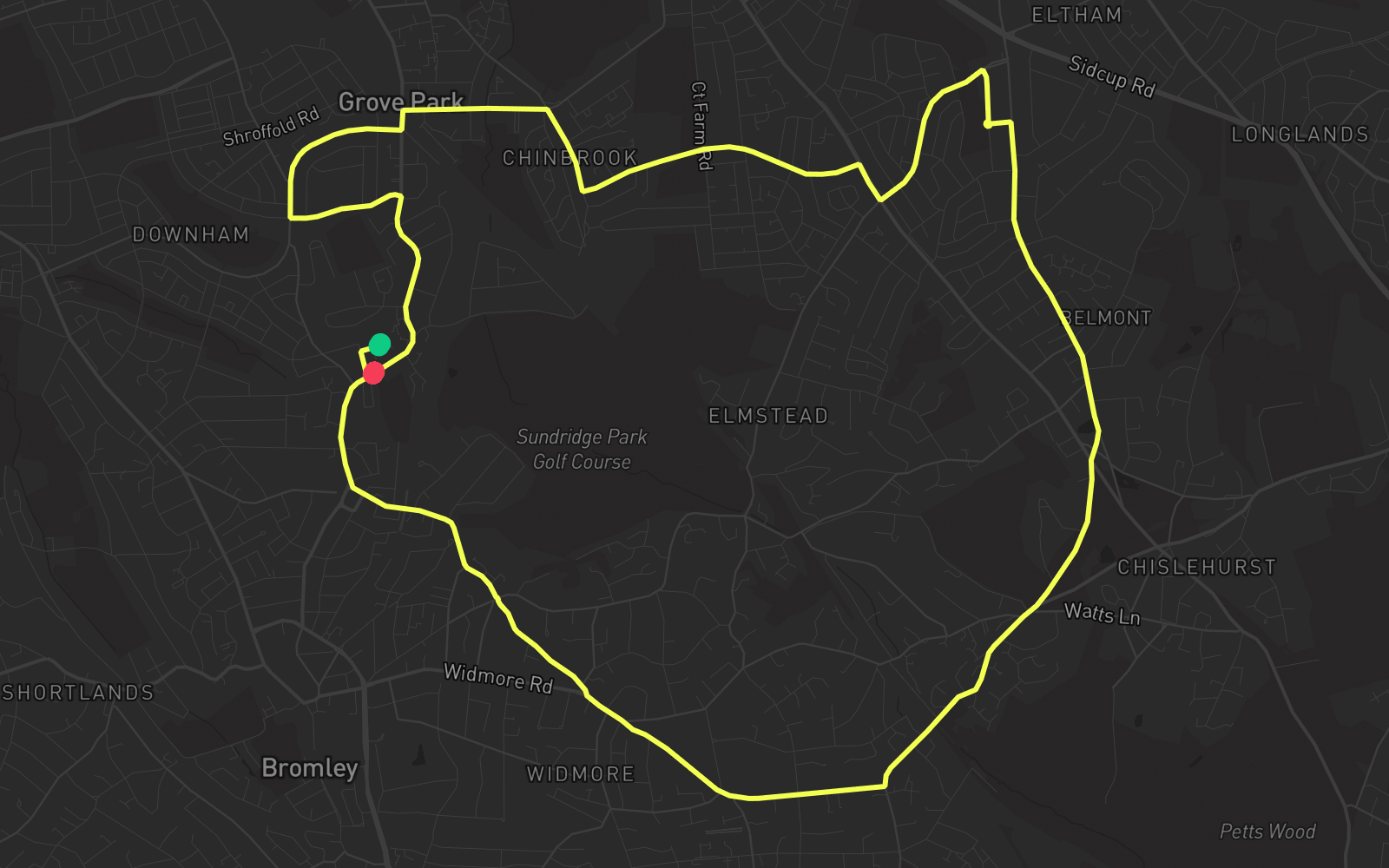 Route 5 route map