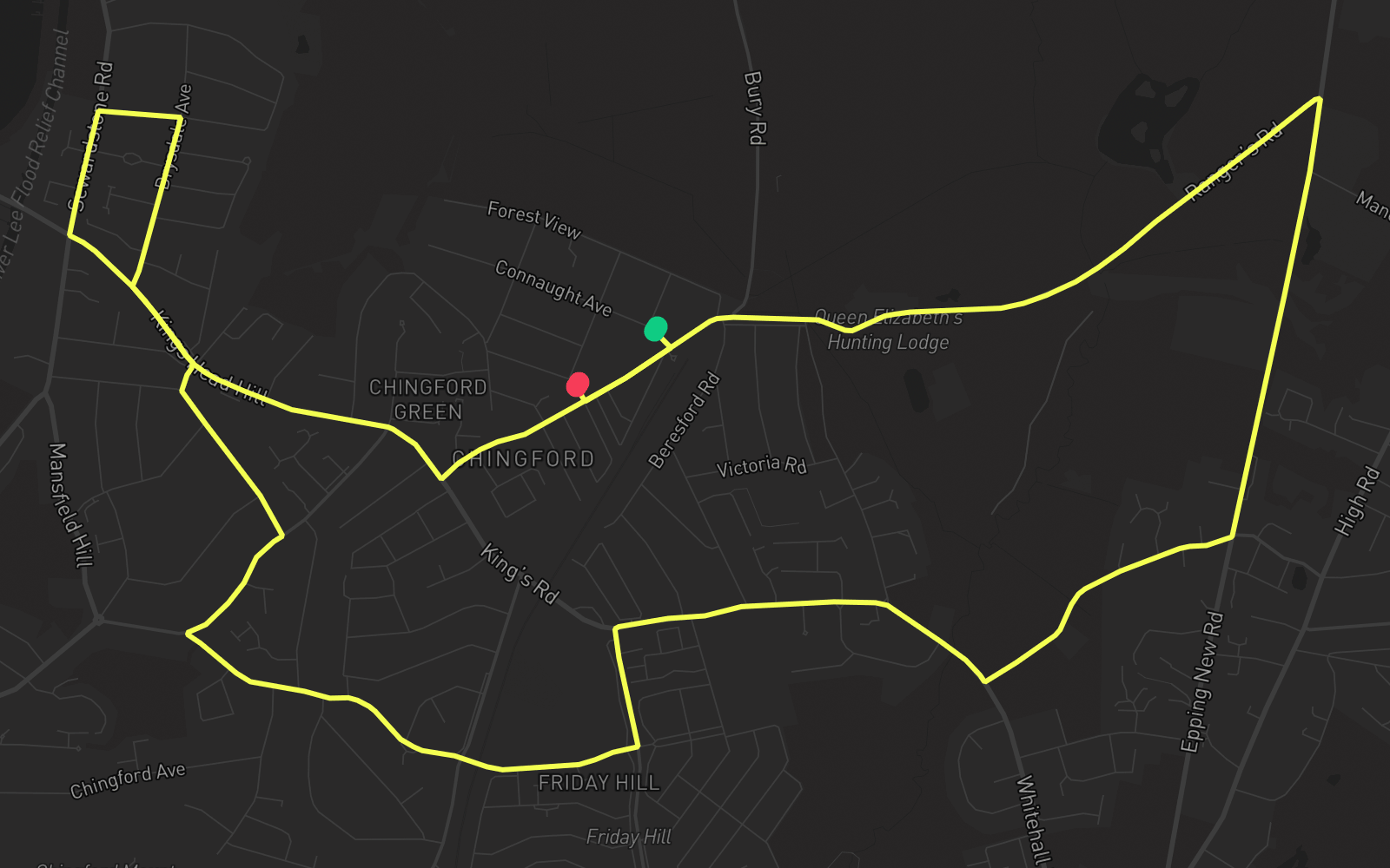 Route 4 route map