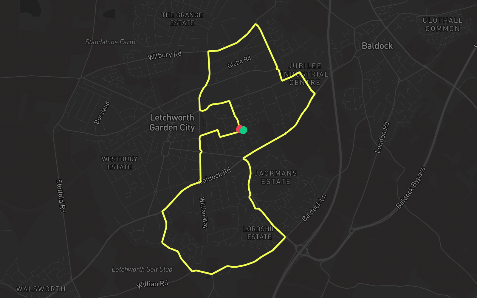 Route 2 route map