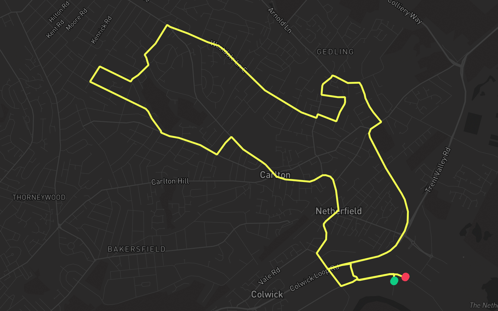 Route 1 route map