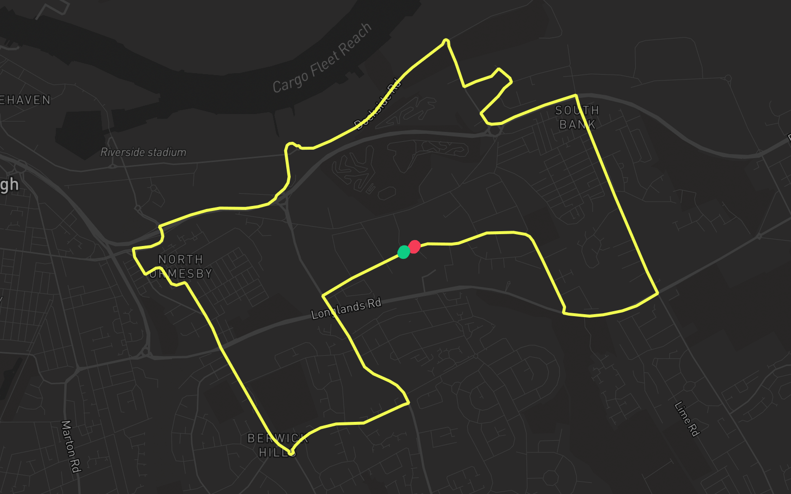 Route 5 route map