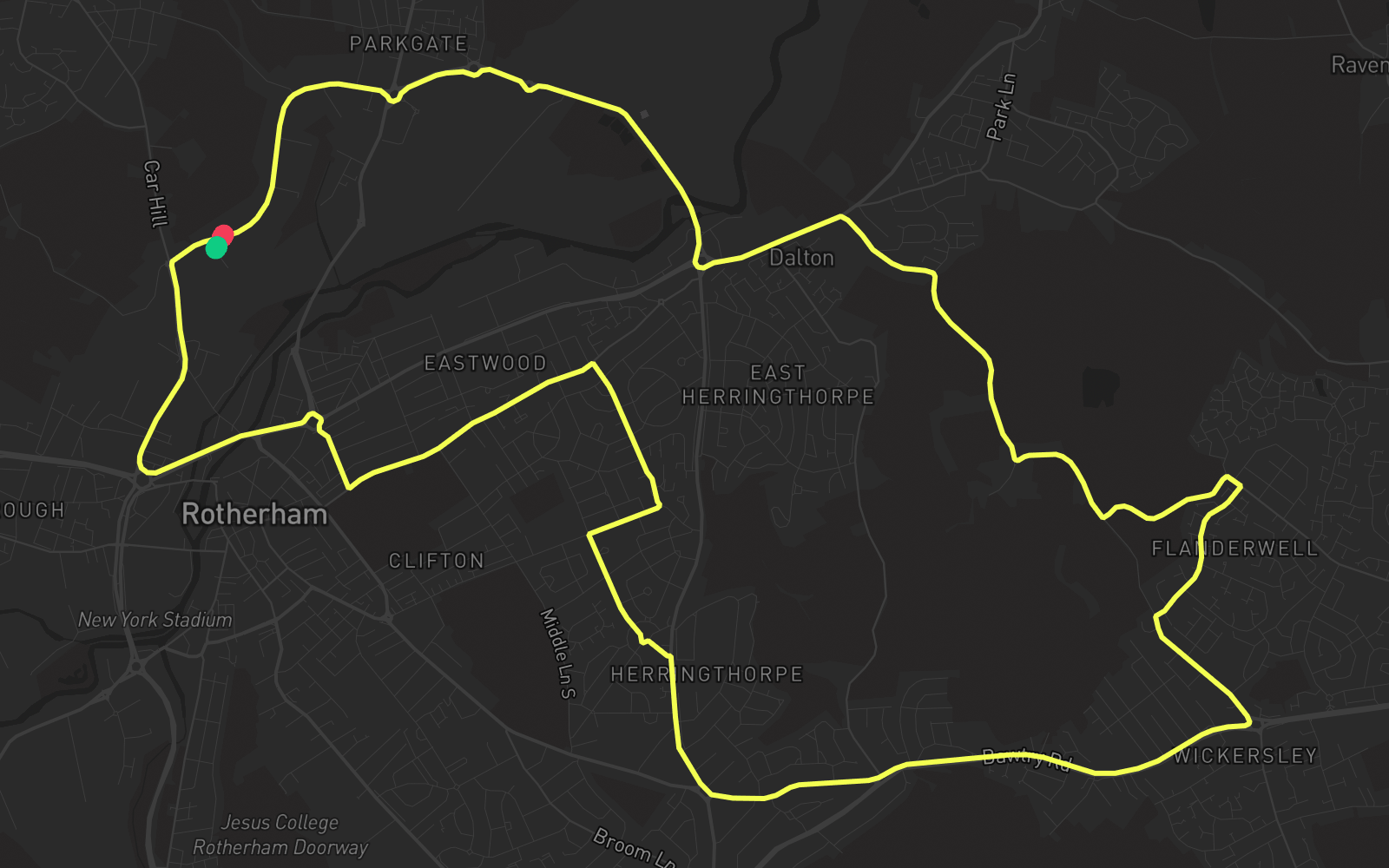 Route 4 route map