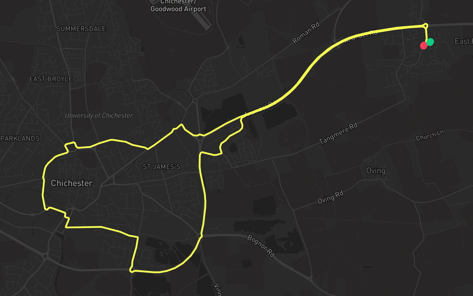 Route 4 route map
