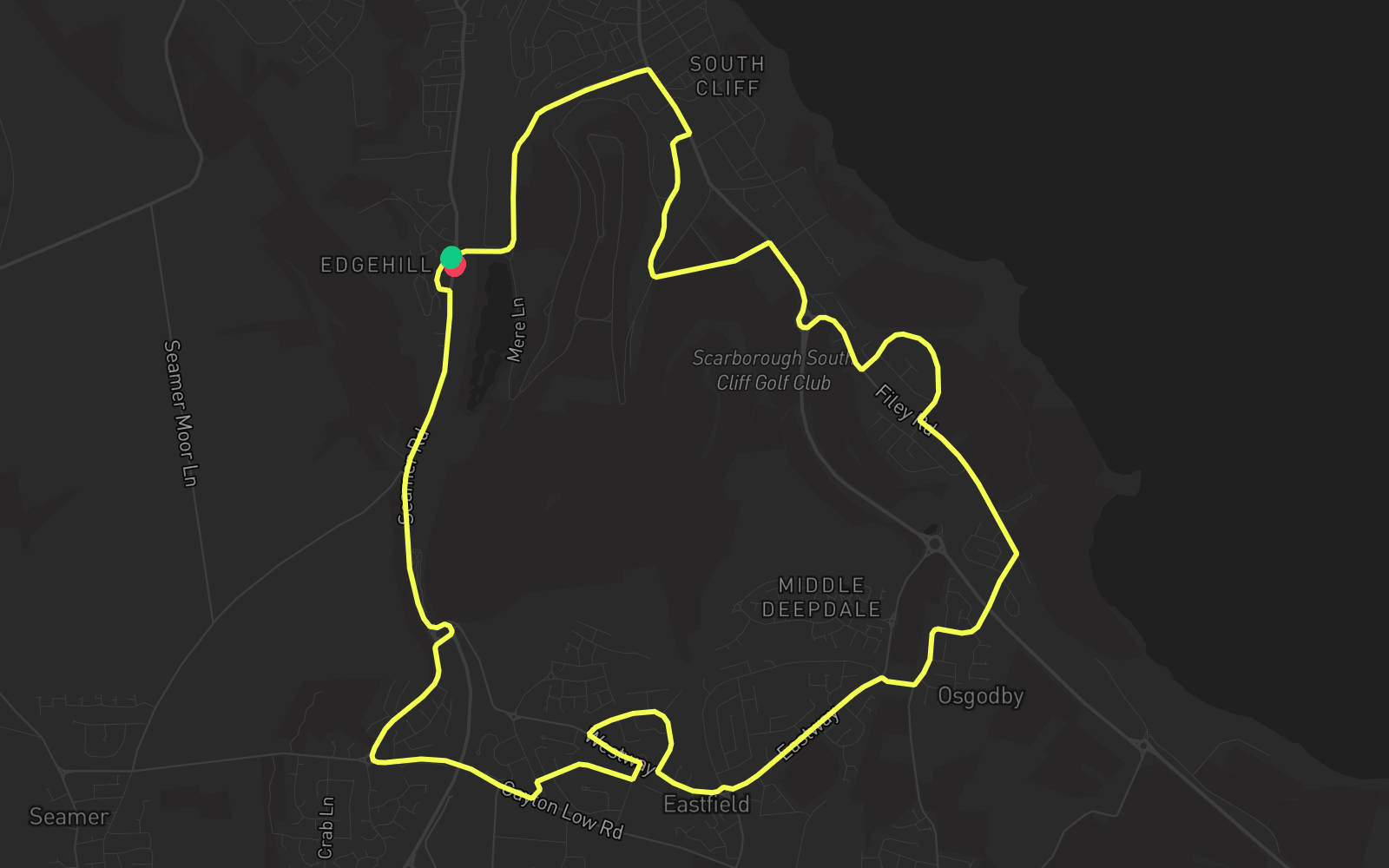 Route 1 route map