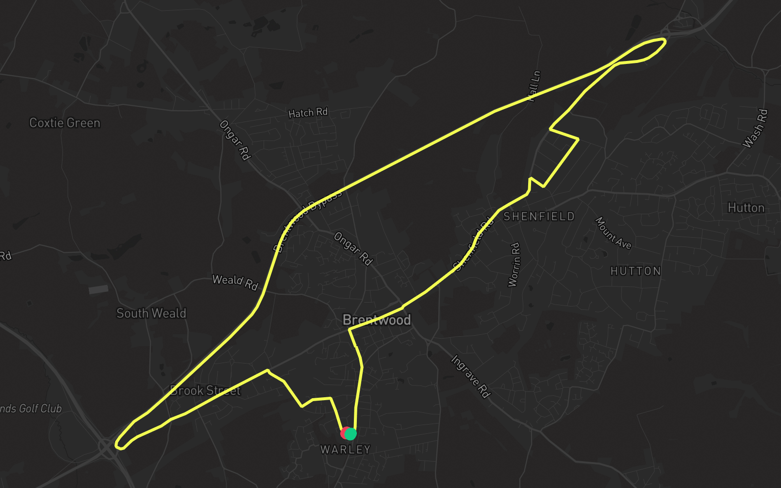 Route 3 route map