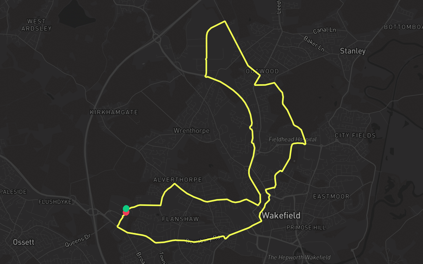 Route 5 route map