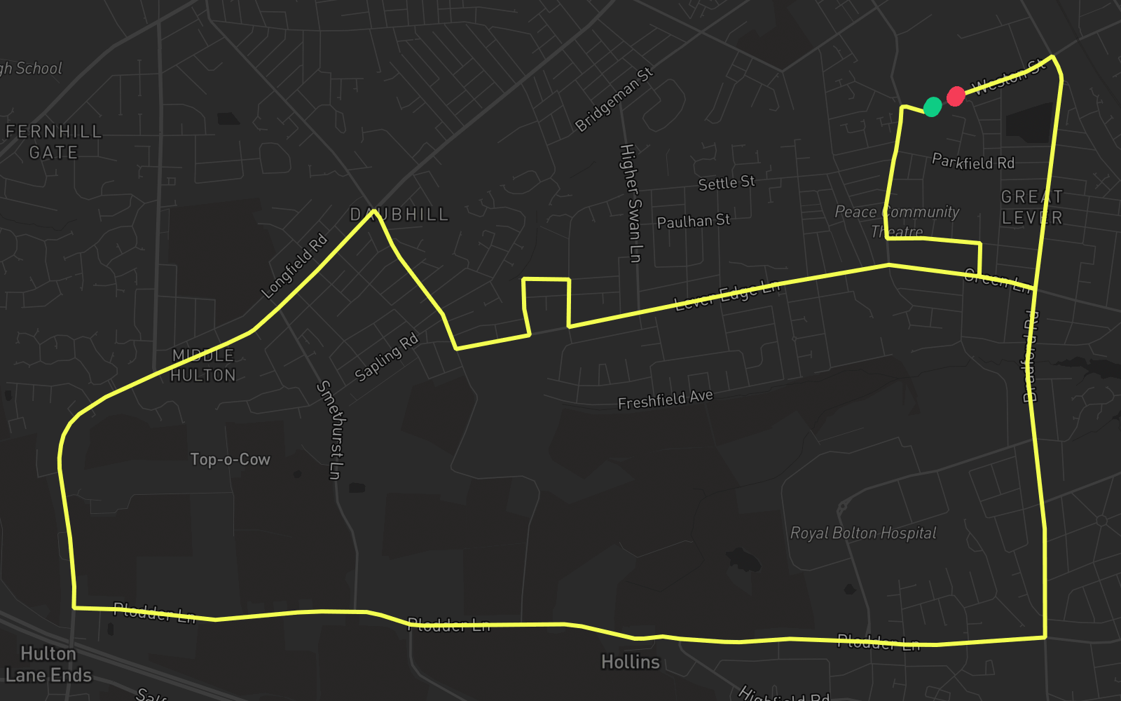 Route 4 route map